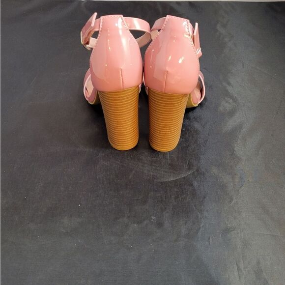 BRAND NEW FOREVER BLOCK ADJUSTABLE BUCKLE ANKLE STRAP OPEN TOE WOMEN"S SANDAL - Picture 8 of 14